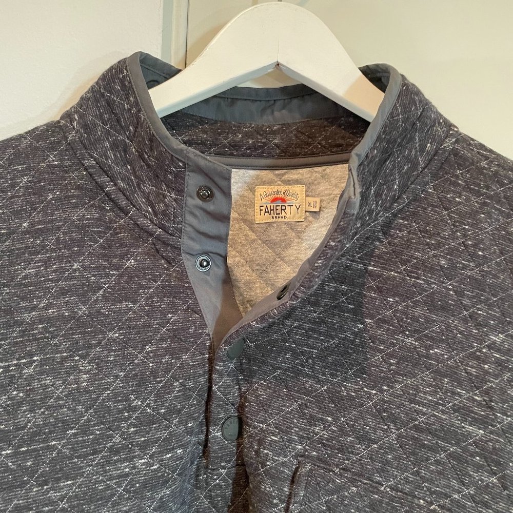 Faherty Epic Quilted Pullover Jacket - image 3